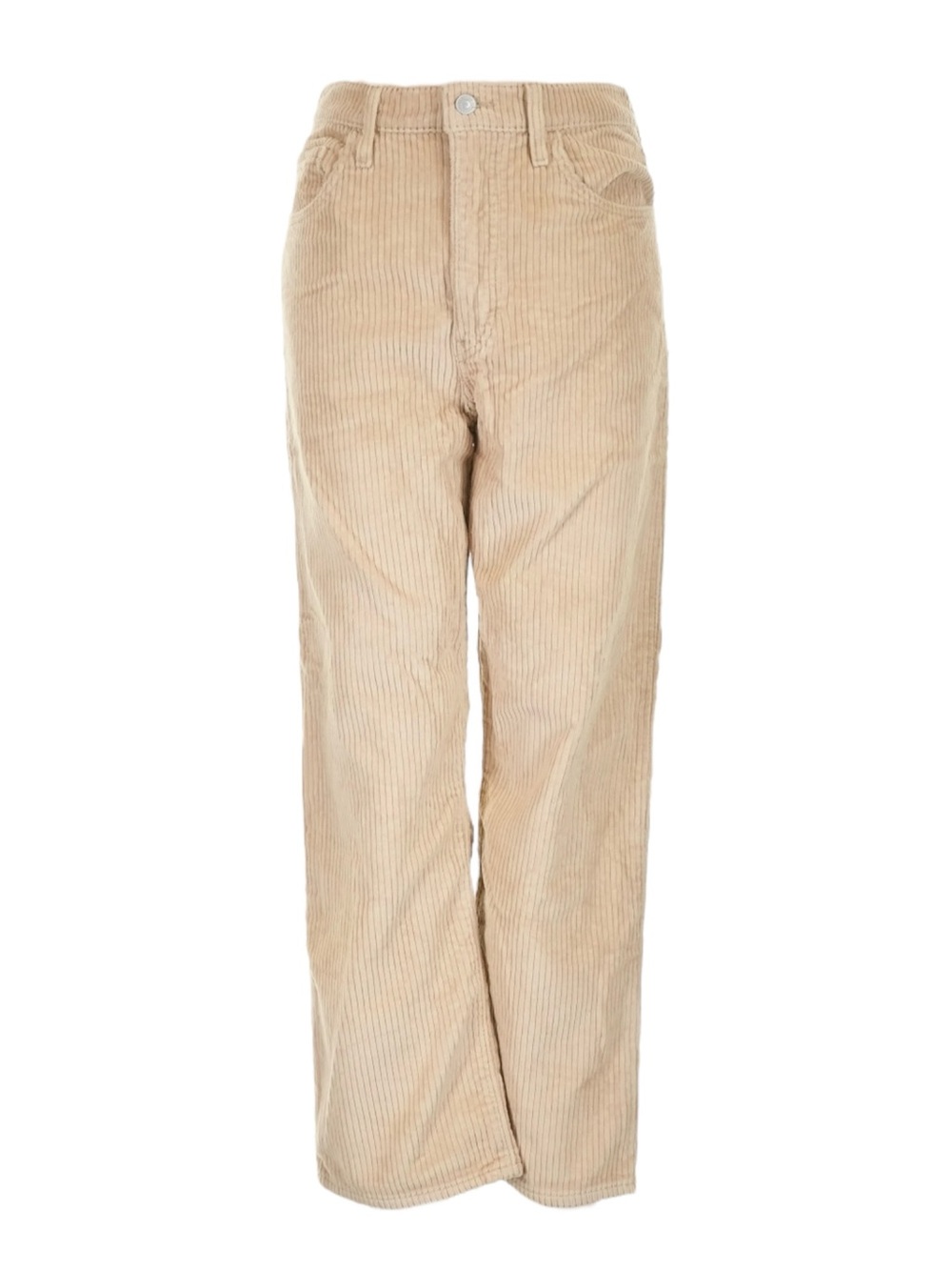 Levi’s Ribcage Straight Ankle Corduroy Pants 30x27 NWT Beige High Rise
